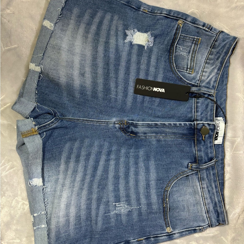 Fashion Nova Blue Jean Shorts